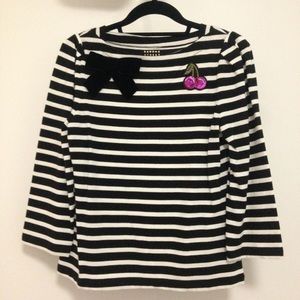 Kate Spade | Cherry Patch Stripe Top